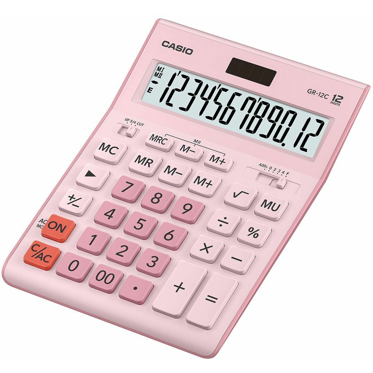 Kalkulators Casio GR-12C Melns Plastmasa